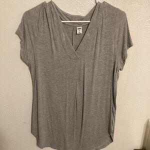Old navy Gray short sleeve blouse